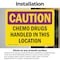 Signmission Radiation & Laser Sign, 7 in H x 10 in W, Vinyl Decal, Rectangle OS-2PACK-CR-D-710-L-10134 - alternate 3